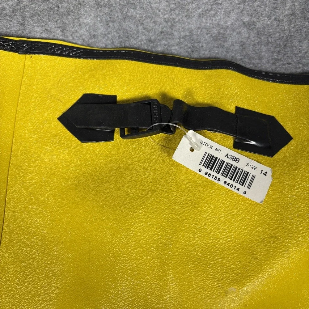 Servus A380 Overboot Size 14 Yellow Waterproof Rubber Work Boots